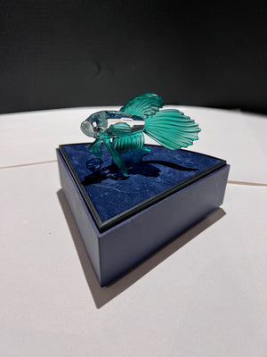 Swarovski Crystal 236719 Siamese Fighting Fish, Green
