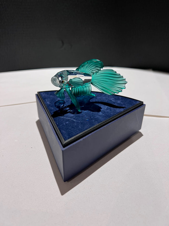 Swarovski Crystal 236719 Siamese Fighting Fish, Green