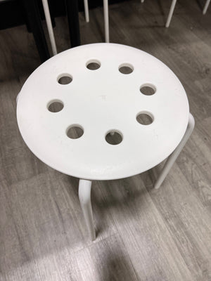 IKEA White Marius Stacking Stool