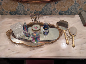 Vintage Vanity Table Accessories Lot