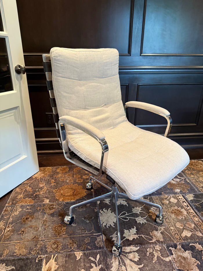 Restoration Hardware Rossi Fabric Desk Chair (*retail $2,500)