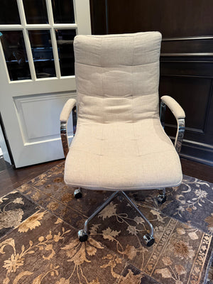 Restoration Hardware Rossi Fabric Desk Chair (*retail $2,500)