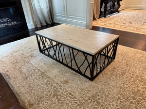 Morganton Travertine Coffee Table, from The Art Shoppe (*retail $1,750)