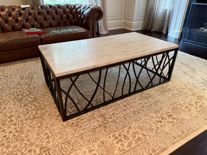 Morganton Travertine Coffee Table, from The Art Shoppe (*retail $1,750)