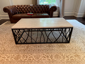 Morganton Travertine Coffee Table, from The Art Shoppe (*retail $1,750)