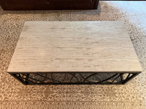 Morganton Travertine Coffee Table, from The Art Shoppe (*retail $1,750)