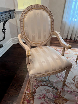 Beautiful Custom Double Pedestal Dining Table with 12 Chairs