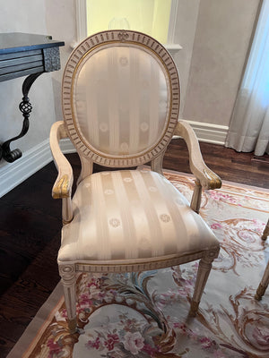 Beautiful Custom Double Pedestal Dining Table with 12 Chairs