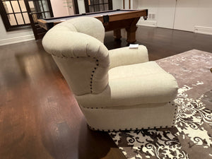 2 Restoration Hardware Churchill Recliners with Nailheads  (*retail $7,000)