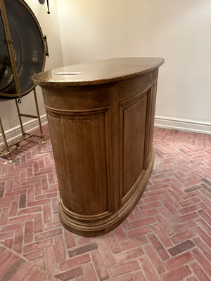 Restoration Hardware Parisian Brass-Topped Bar  (*retail $4,200)