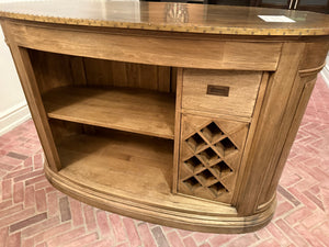 Restoration Hardware Parisian Brass-Topped Bar  (*retail $4,200)