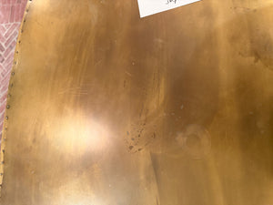 Restoration Hardware Parisian Brass-Topped Bar  (*retail $4,200)