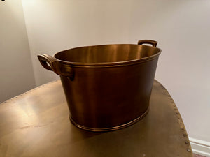 Restoration Hardware Vintage Hotel Small Oval Beverage Bucket (*retail $329)
