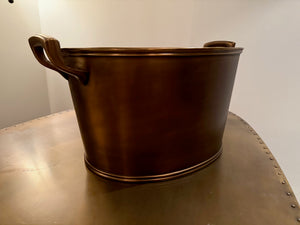 Restoration Hardware Vintage Hotel Small Oval Beverage Bucket (*retail $329)