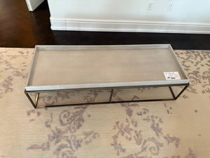 Restoration Hardware Hudson Shagreen Tray Rectangular Coffee Table (*retail $1,450)