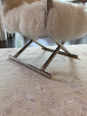 Restoration Hardware Altman Tibetan Wool Chair (*retail $3,200)