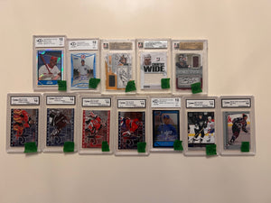 BCCG 10, GMA 10 Cards and ITG  Memorabilia Lot