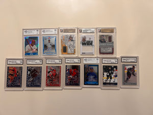 BCCG 10, GMA 10 Cards and ITG  Memorabilia Lot