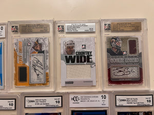 BCCG 10, GMA 10 Cards and ITG  Memorabilia Lot