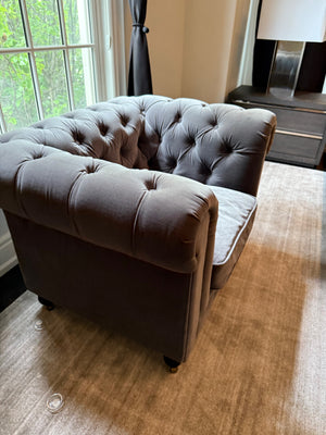 Restoration Hardware Petite Kensington Upholstered Chair (*retail $2,370)