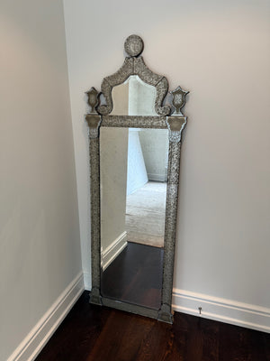 Restoration Hardware 19th C. Baroque Ravenna Etched Leaner Mirror (*retail $2,600)