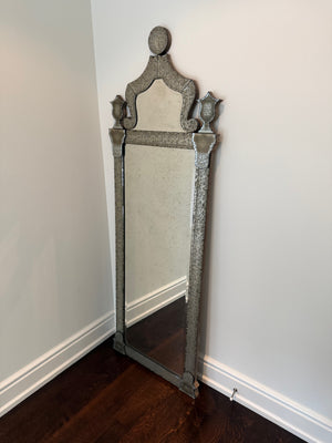 Restoration Hardware 19th C. Baroque Ravenna Etched Leaner Mirror (*retail $2,600)