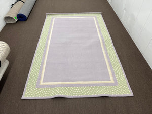 Pottery Barn Kids Polka Dot Lavender Rug, 5x8