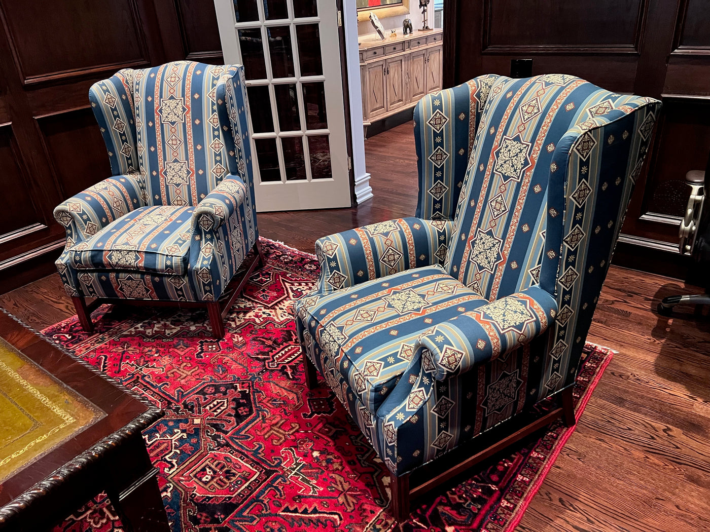 Custom hotsell wingback chair
