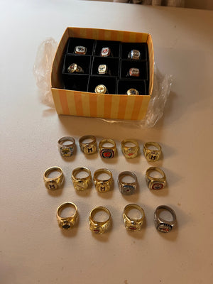 22 Replica Stanley Cup Rings Lot
