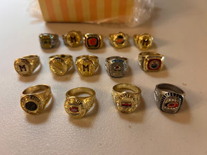 22 Replica Stanley Cup Rings Lot
