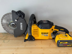 DeWalt DCS690 60V MAX Brushless Cordless 9 in. Cut-Off Saw with 9.0Ah Battery + Charger