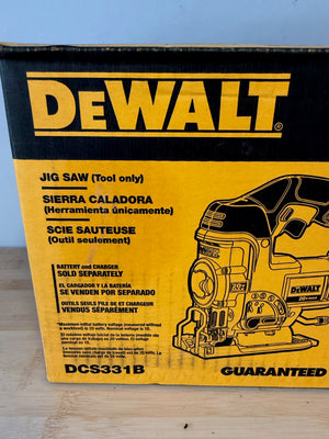 BRAND NEW DeWalt DCS331B 20V MAX Lithium-Ion Cordless Jig Saw (Tool Only)