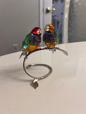 Swarovski Gouldian Finches (*no box)