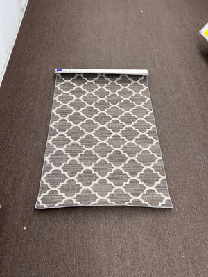 Dark Grey Moroccan Area Rug, 3x5