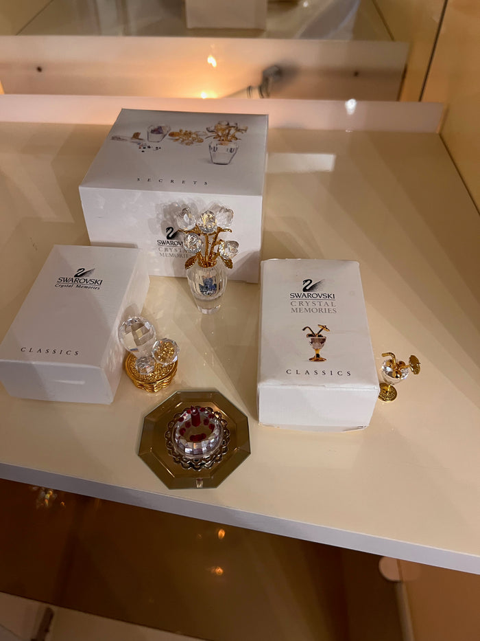 Swarovski Crystal Memories Lot (*3/4 pieces have original box)
