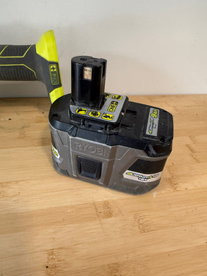Ryobi P4221 18V ONE+ 4-1/2-Inch Cordless Angle Grinder with 9Ah Battery