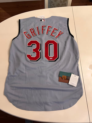 Authentic Signed Ken Griffey Jr Cincinnati Red Jersey (with COA)