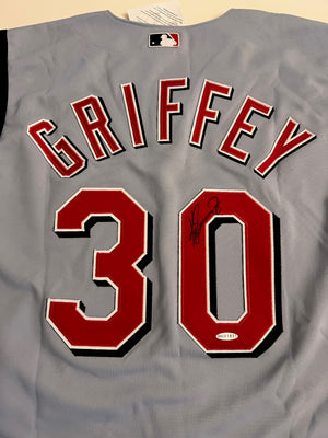 Authentic Signed Ken Griffey Jr Cincinnati Red Jersey (with COA)