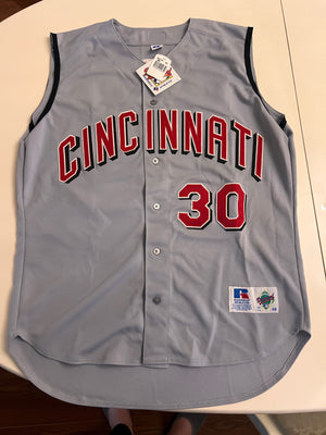 Authentic Signed Ken Griffey Jr Cincinnati Red Jersey (with COA)