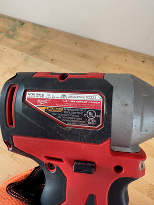 Milwaukee 1/4" Hex Impact Driver with M18 XC RedLithium Battery