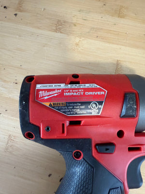 Milwaukee 2553-20 M12 FUEL 12V Lithium-Ion Brushless Cordless 1/4" (6mm) Hex Impact Driver (Tool-Only)