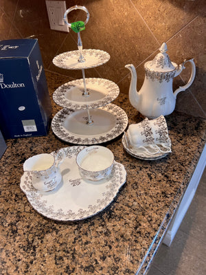 Royal Albert 25th Anniversary Tea Service Lot