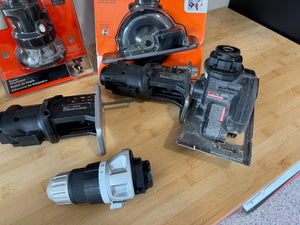 Black & Decker Lot | 2 Drills, 2 20V Lithium Batteries + Attachments