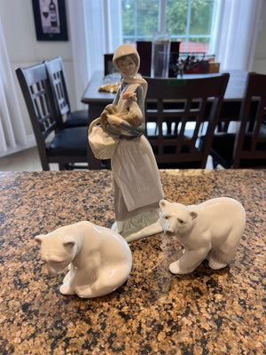 3 Lladro Figurines Lot