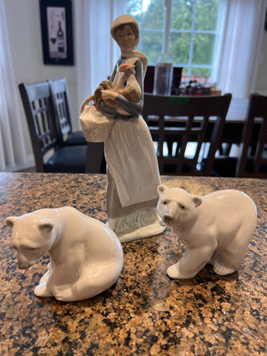 3 Lladro Figurines Lot