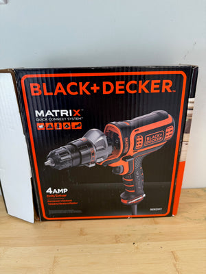BRAND NEW Black & Decker BDEDMT Matrix Corded 4AMP Drill/Driver