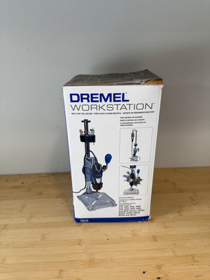 BRAND NEW Dremel 220-01 WorkStation- Small Drill Press, Rotary Tool Holder and Flex Shaft Holder
