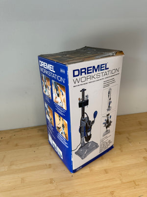 BRAND NEW Dremel 220-01 WorkStation- Small Drill Press, Rotary Tool Holder and Flex Shaft Holder
