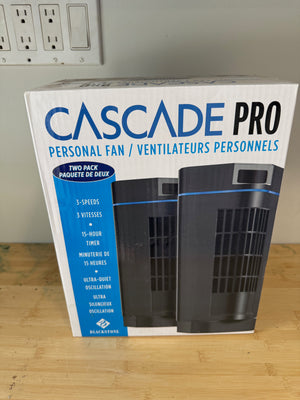 BRAND NEW Cascade Pro Personal Fan, 2 Pack