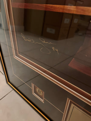 Autographed Bobby Orr Trophies Frame (with COA)